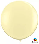 Qualatex 3ft Giant Ivory Round Latex Balloons 2pk