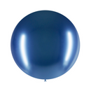 Decotex Pro Chromium Blue 24" Latex Balloons 3pk