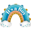 Grabo It's A Boy Boho Rainbow 31" Foil Balloon