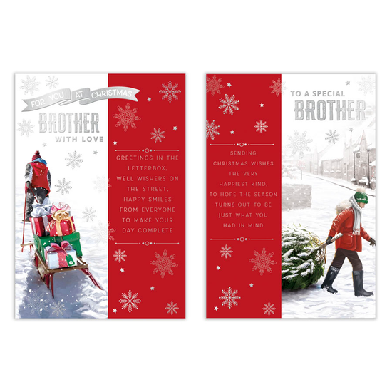 Poppyhill 12 Pack Cards C50 Christmas Brother