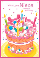 Simon Elvin 6 Pack Cards C50 Birthday Niece