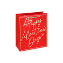Eurowrap 12 Pack Gift Bag Valentine's Text Medium