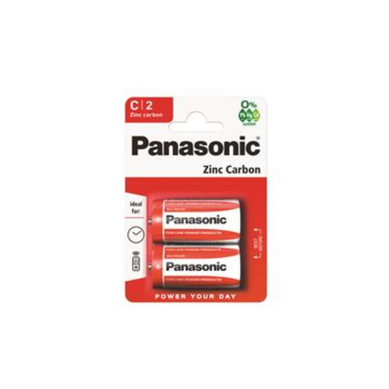 Panasonic 2 Pack Batteries C