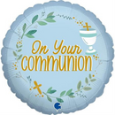Grabo 18" Blue On Your Communion Foil Balloon