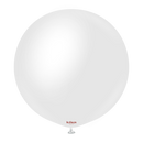 Kalisan Opaque Satin White 36" Latex Balloons 2pk