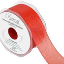 Eleganza Metallic Ribbon Red 38mm x 20m