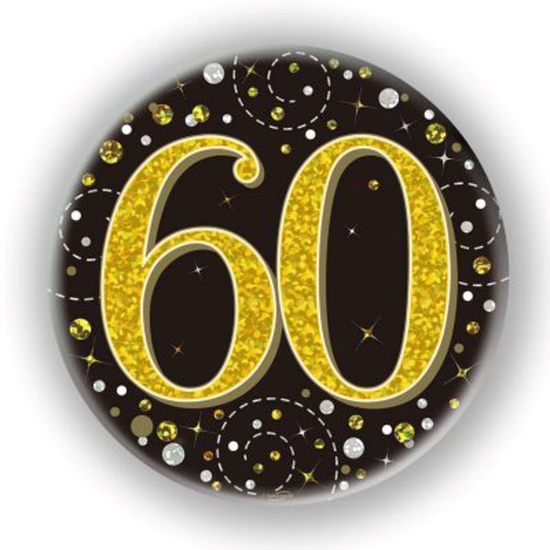 Oaktree Sparkling Fizz Badge Age 60 Black 3
