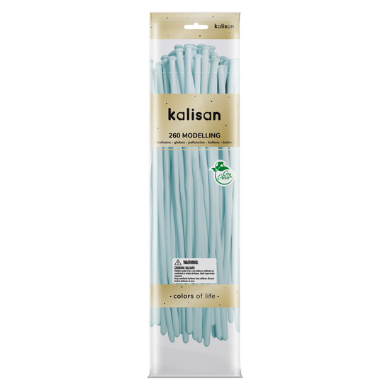 Kalisan 260 Nozzle Up Latex Macaron Baby Blue 50pk