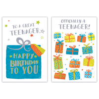 Poppyhill C50 Birthday Teenager 12pk