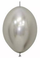 Sempertex Reflex Silver 12" Link-O-Loon 50pk