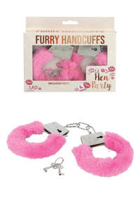 Hen Party Pink Furry Handcuffs