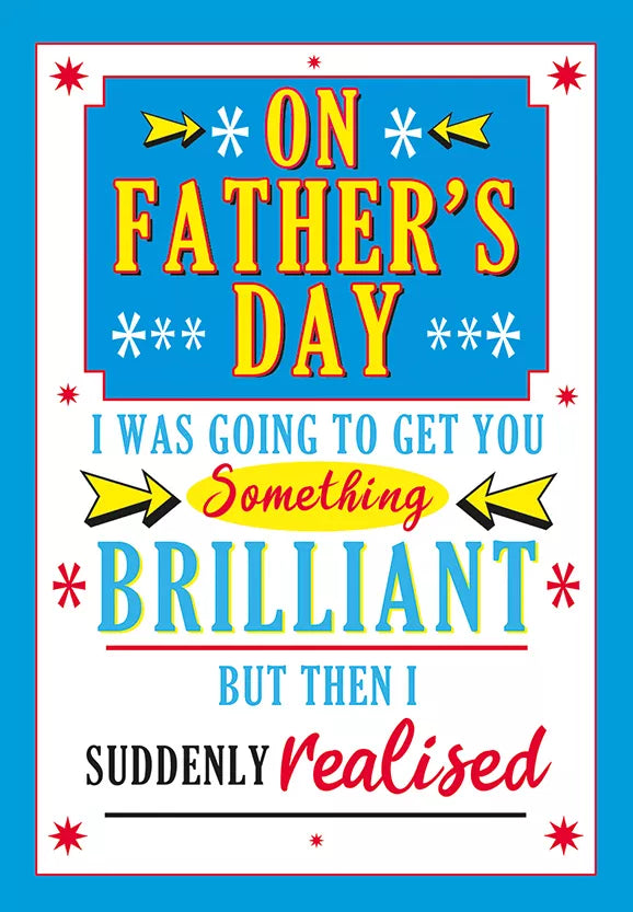 Set of six Regal C90 Father's Day cards featuring festive designs, ideal for celebrating dad with heartfelt messages.