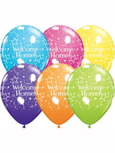 25 Latex Balloons 11" Round Welcome Home