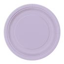 Unique 16 Pack Plates Lavender Round 9
