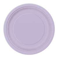 Unique 16 Pack Plates Lavender Round 9
