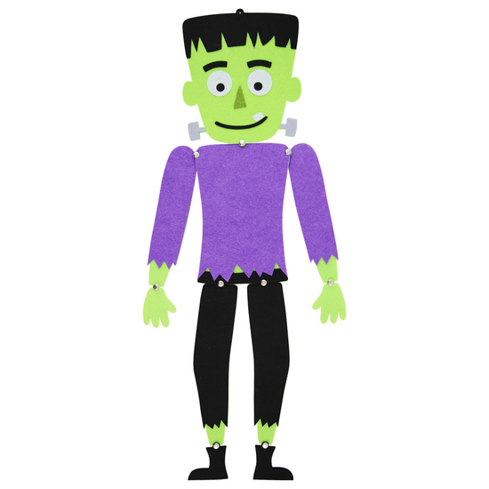 Felt Decoration Frankenstein 20x60cm