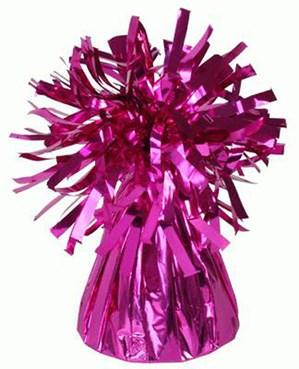 Oaktree Tassel Balloon Weight Fuchsia 6oz