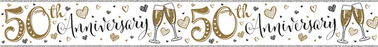 Tiger Feet 6 Pack Banner 50th Anniversary 2.6M