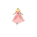 Princess 14" Mini Shape Foil Balloon