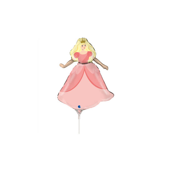 Princess 14" Mini Shape Foil Balloon