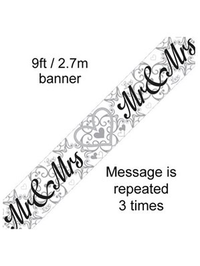 Oaktree Banner Mr & Mrs 9ft