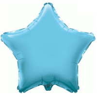 Oaktree Foil Balloon Light Blue Star 19"