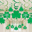 Amscan St Patrick's Swirl Decorations 30pk