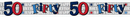 50th Birthday Male Banner 2.6M 6pk