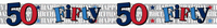 50th Birthday Male Banner 2.6M 6pk