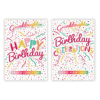 Poppyhill C50 Birthday Granddaughter 12pk