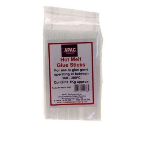 Hot Melt Glue Sticks 1kg Bag (19cm x 10mm)