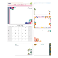 Memo Calendar With Pen Illustarted 2027 12pk