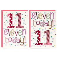 Poppyhill C50 Birthday Age 11 12pk