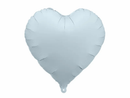 PartyDeco Foil Balloon Matte Blue Heart 18