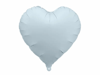 PartyDeco Foil Balloon Matte Blue Heart 18