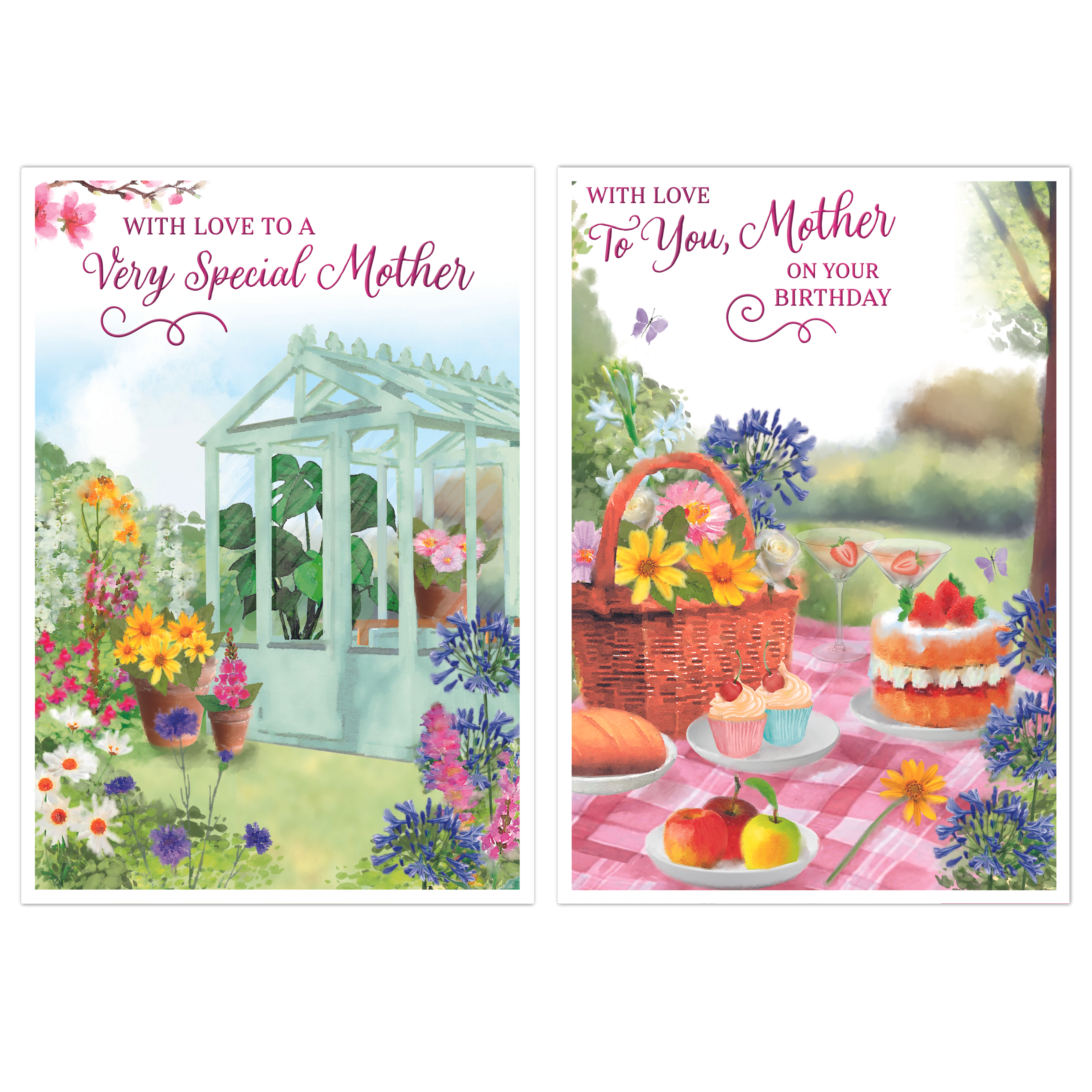 Poppyhill 12 Pack Cards C50 Birthday Mother