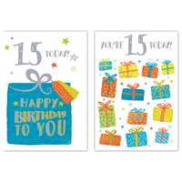 Poppyhill C50 Birthday Age 15 12pk