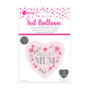 Eurowrap Foil Balloon Mother's Day Floral 18
