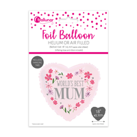 Eurowrap Foil Balloon Mother's Day Floral 18
