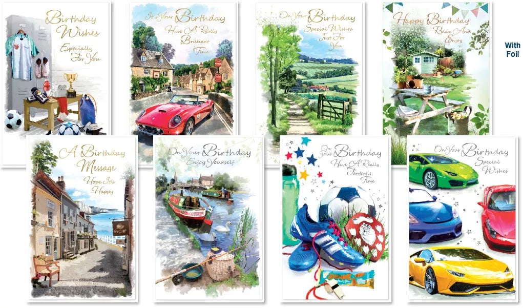 Simon Elvin C50 Birthday Male Assortment 12x6pk