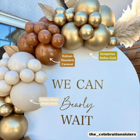 Kalisan Retro 12" White Sand Latex Balloons 500pk
