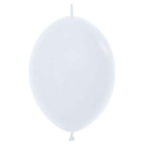 Sempertex Fashion White 12" Link-O-Loon 50pk