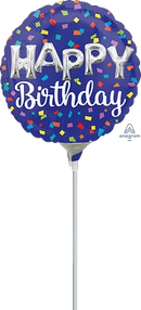 Anagram Birthday Balloon Letters 4" Foil Balloon