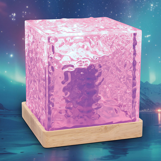 Northern Lights Lamp 13x13x14cm