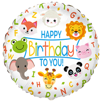 Flexmetal Foil Balloon Birthday Animals 18