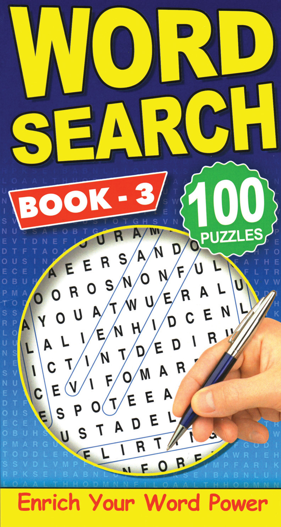 Wordsearch Book - Book 3 120x330mm 12pk