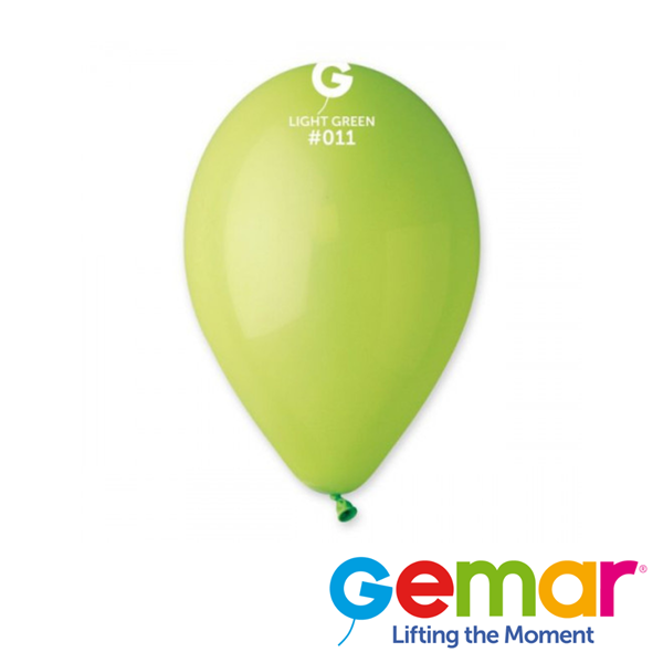 Gemar Standard Light Green 13" Latex Balloons 50pk