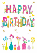 Simon Elvin 6 Pack Cards C50 Everyday Birthday