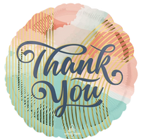 Anagram Thank You Pastel Clouds 18" Foil Balloon