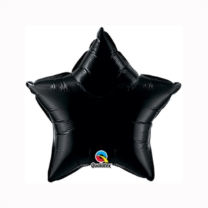 Qualatex Foil Balloon Onyx Black Star 9